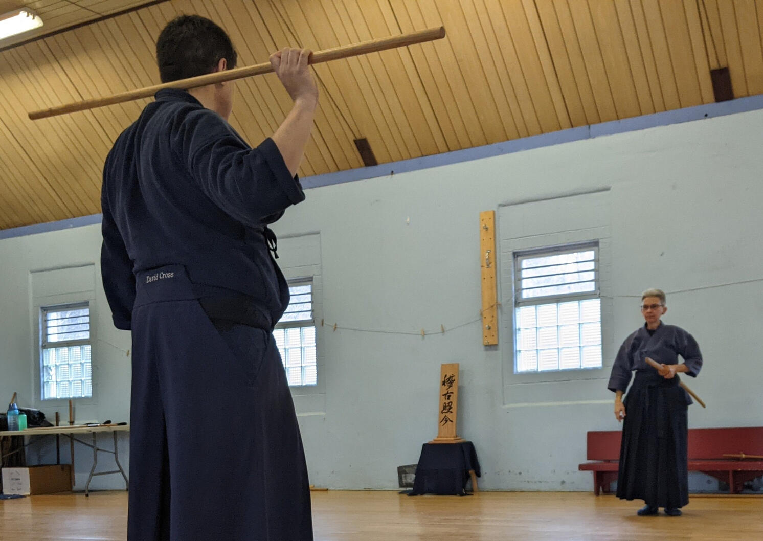 Raised staff