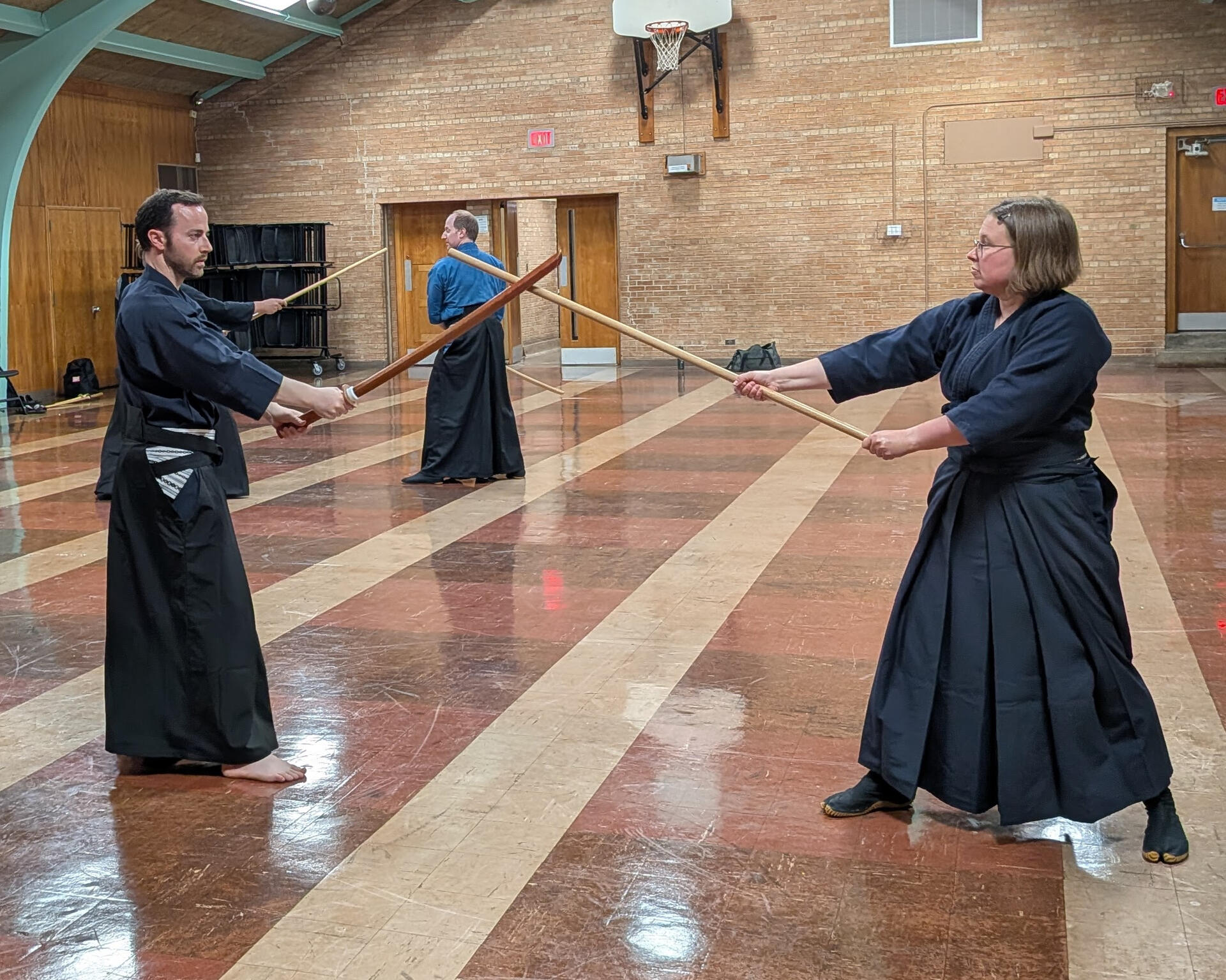 Two practitioners at distance